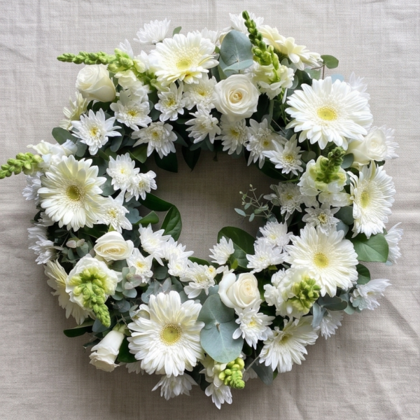 Classic White Wreath